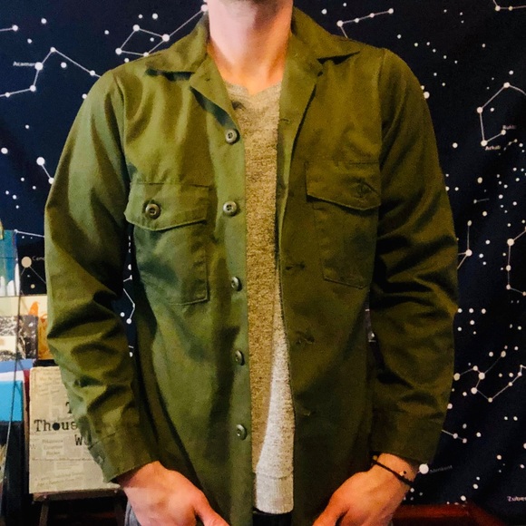 Selma Apparel Other - Olive Green Men's Utility Shirt/Jacket